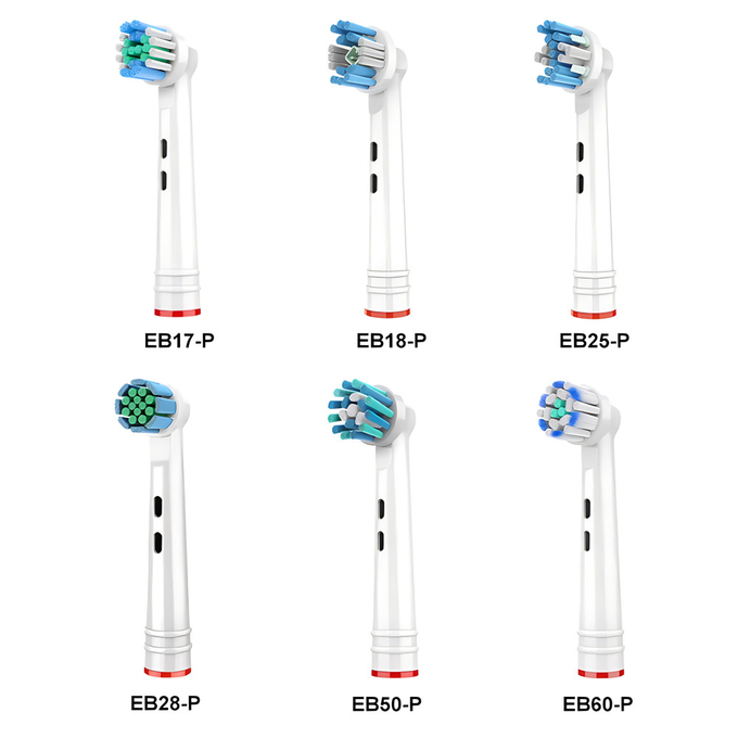 Oralchip Cabeças de escova de dentes eléctricas Substituição para Cabeças de escova de dentes em estoque 9