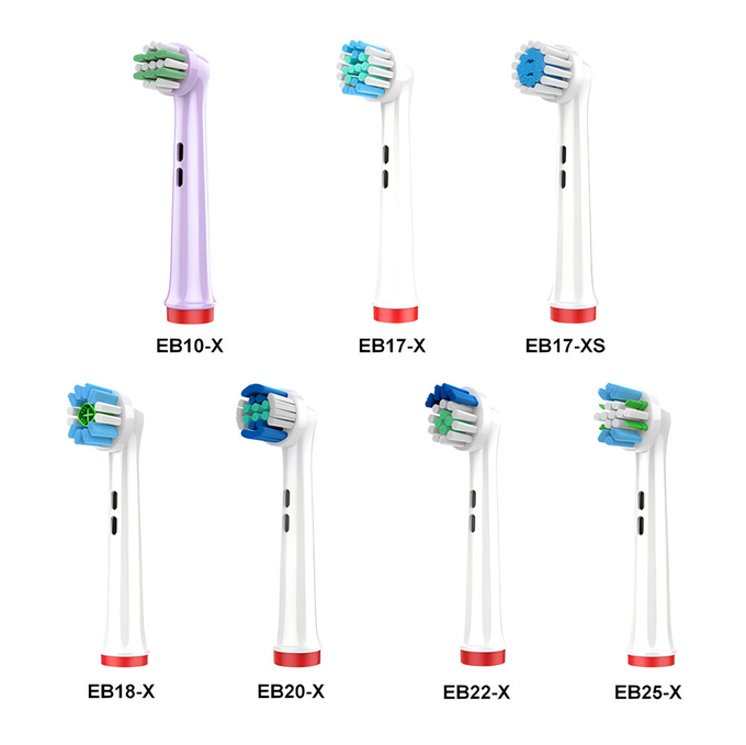 Oralchip Cabeças de escova de dentes eléctricas Substituição para Cabeças de escova de dentes em estoque 8