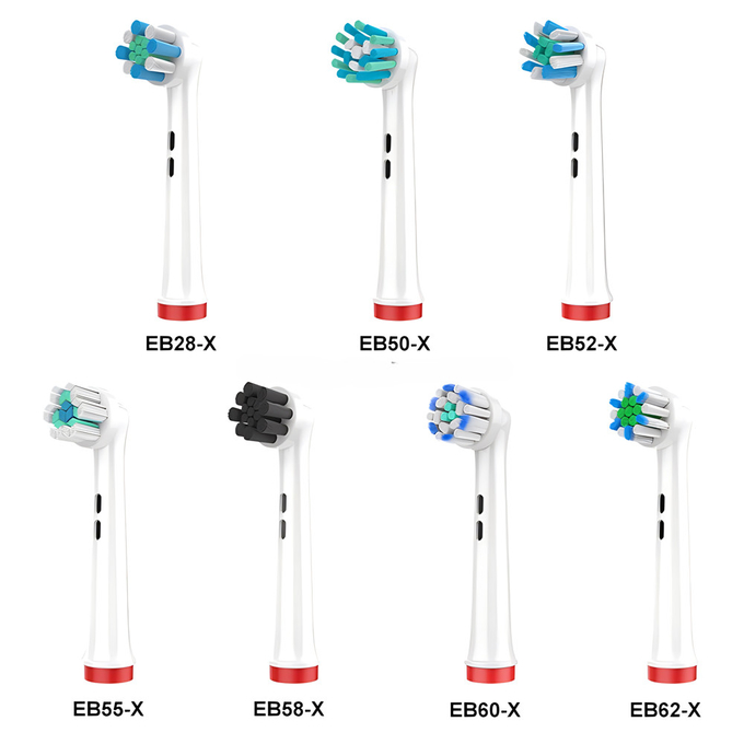 Oralchip Cabeças de escova de dentes eléctricas Substituição para Cabeças de escova de dentes em estoque 7