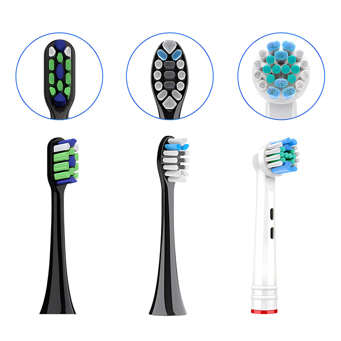 Oralchip Cabeças de escova de dentes eléctricas Substituição para Cabeças de escova de dentes em estoque 12